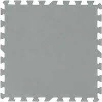 Bestway Pool-Bodenschutzfliese Pool-Bodenschutzfliesen Set XL-Pack 18 Stück á 50 x 50 cm, 4,5 m², Grau, idealer Schutz für Pool & Rasen