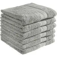 REDBEST Handtuch Handtuch "Chicago" 6er-Pack, Frottier, Walk-Frottier Uni