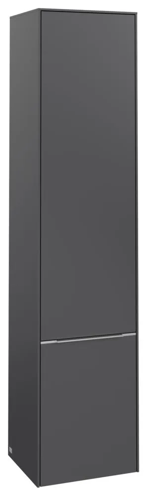 Villeroy & Boch Subway 3.0 Hochschrank, 2 Türen, 400 x 1710 x 346,5 mm, Graphite / Graphite C58600VR