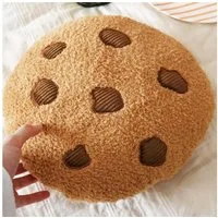 FOUORTUNATE-BEE Dekokissen Keks Kissen rund Dekokissen Sofa Sitzkissen Plüsch Kissen, Für Wohnzimmer Schlafzimmer Büro Geschenk Sitzkissen weich Deko