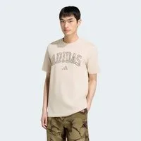 adidas Sportswear T-Shirt CAMO SCRIPT GRAPHIC für Erwachsene, sportlicher Stil, ohne Verschluss, Basic-Design