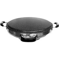 Almina Crêpesmaker Elektrischer Fladenbäcker ø50 cm - Antihaftbeschichtung, 2300W, 2300 W, Ø 50 cm, Granit-Antihaftbeschichtung, Temperaturregelung