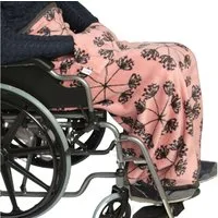 Outdoordecke Rollstuhldecke DECKE für ROLLSTUHL Beindecke Rollstuhlfahrer Kniedecke, Seniori, 2. Rosa - Pusteblume