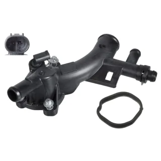 Febi K?hlmittelflansch mit Dichtung Chevrolet Opel 103086 1,4