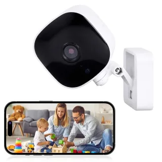 K14 WiFi Window Security Camera 1080P Full HD Wide-Angle Lens Full-Color Night Vision Motion Two-Way Audio 24/7 Runtime