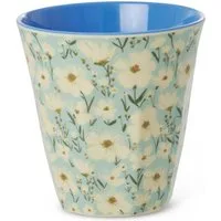 rice Becher Rice Melamin Becher Medium mit Sommer Blumen Print, 1-tlg., Melamin
