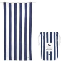Dock & Bay LTD c/o Strandtuch Beach Towel XL Whitsunday Blue 200x90cm, Polyester (TOWLB-CAB-XL-NAVY-R)