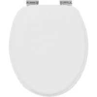 style home WC-Sitz Toilettendeckel mit doppelter Absenkautomatik, Oval-Form, Holzkern, Klobrille und Klodeckel mit Softclose-Mechanismus