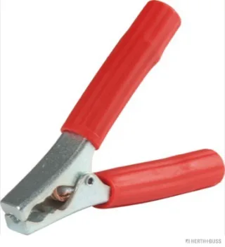 HERTH&BUSS Batterieladezange, + Pol, 1000 A rot - 52289514