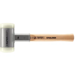 HALDER SUPERCRAFT - Schonhammer rückschlagfrei mit Hickorystiel, Nylon - 3366.070