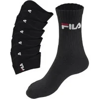 Fila Tennissocken UNISEX CREW TENNIS FULL TERRY SOCKS (6-Paar, 6 Paar) Sportsocken, flache Zehennaht