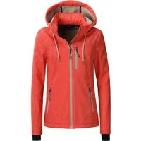 LPO Softshelljacke Softshelljacke Janice Übergangsjacke Allover-Print