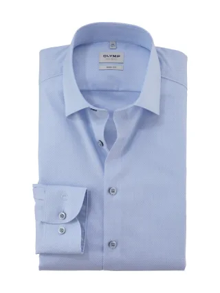 OLYMP - Hemd - Body fit blau - Gr. - 43