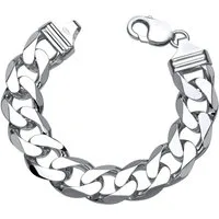 JEWLIX Panzerarmband 925 Silber Panzerarmband 19cm für Herren 15mm PA0150 von JEWLIX