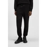HUGO Sweathose Dimacs Metal Logo elastischer Bund mit Kordel, Relaxed Fit, Premium Interlock