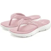 Venice Beach Sandale, Badeschuh, Sommerschuhe, Badelatsche, Flip Flop, Badeschlappe Badezehentrenner Zehentrenner mit wasserabweisender und leichter Sohle VEGAN