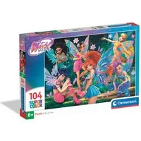 Clementoni® Puzzle Winx Puzzle 104 Stück, Puzzleteile