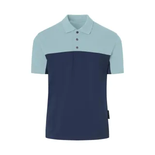 KÜBLER SHIRTS Polo dunkelblau/eisblau 4XL - 5221 6207-4844-4XL