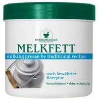 Schmees GmbH Körpercreme 12x Herbamedicus Melkfett 250ml Hautbalsam Schutzsalbe Körperpflege, 12-tlg.