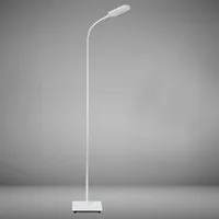 B.K.Licht LED Stehlampe, Dimmfunktion, Memoryfunktion, mehrere Helligkeitsstufen, LED fest integriert, Neutralweiß, Kaltweiß, Warmweiß, LED Stehleuchte dimmbar schwenkbar inkl. 8W 600lm Memory & Touch weiß