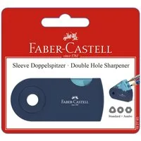 Faber-Castell Anspitzer Faber Castell Doppelspitzer Kunststoff Sleeve sort