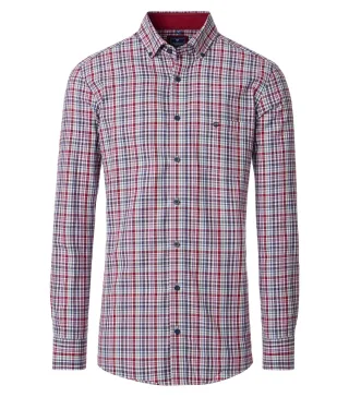 REDMOND - Freizeithemd rot - Gr. - XL