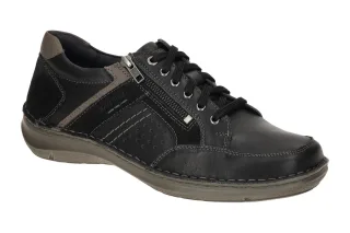 Josef Seibel Herrenschuhe 44987 TE860 101 in schwarz-kombi - Bequeme Schn?r H...