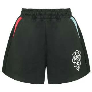 Puma x Mr. Doodle Stretch Taille Logo Schwarze Damen Shorts 530663 01