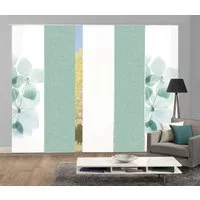 HOME WOHNIDEEN Schiebegardine BONITA 5er SET (5 St), Paneelwagen, blickdicht, Schiebevorhang Digidruck 5er Set BONITA