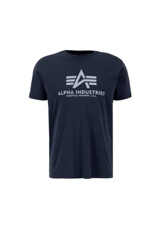 Basic Reflective Print T-Shirt