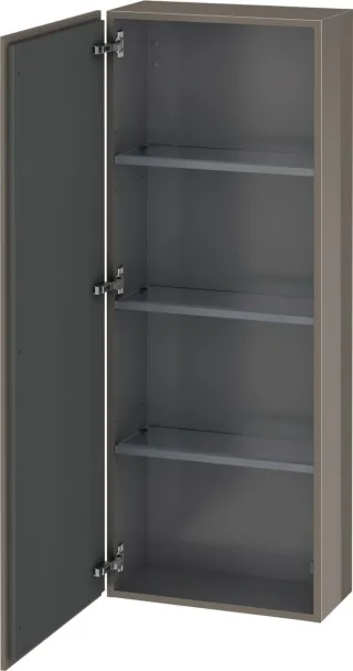 Duravit L-Cube Halbhochschrank Flanell Grau Hochglanz 500x243x1320 mm - LC1169L8989 LC1169L8989