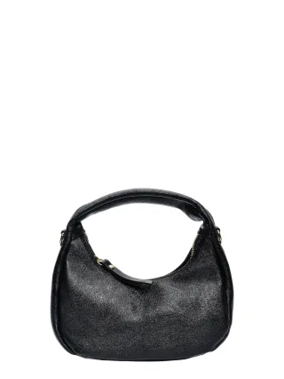 Anna Luchini Schwarz Rindsledertasche