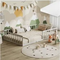 VitaliSpa® Kinderbett Minno, Weiß, 120x200 mit Matratze (2-tlg)