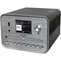 Soundmaster ICD1050SW Internetradio CD-Player WLAN DAB+ Bluetooth USB MP3 Stereo Internet-Radio (Internet, DAB+, UKW, 14 W, Kompakte Bauweise, Internetradio, DAB+, Weckerfunktion, CD-Player)