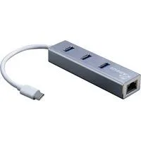 IT-410-S, Dockingstation aluminium, USB-C, USB-A, LAN