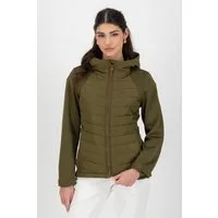 Alife & Kickin Hybridjacke SoleneAKA mit Kapuze und gestepptem Body