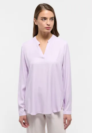 ETERNA - Viscose Shirt Bluse Viskose Langarm orchid - Gr. - 42/Langarm