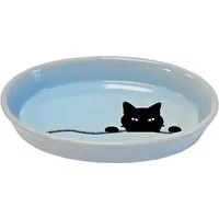 Nobby Futternapf Katzen Keramik-Napf Wilson hellblau