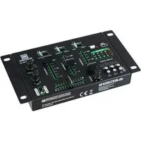 Pronomic DJ Controller DX-26 USB MKII DJ-Mixer - 3-Kanal Mischer mit Cue-Funktion, (Talkover-Funktion), MP3-Player - 2x Line/Phono - 2x Mikrofonanschluss