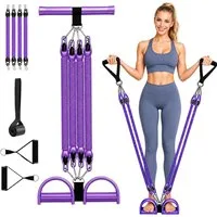 FELIXLEO Multitrainer Pedal Widerstandsbänder, Bauchtrainer für Zuhause, verstellbar, (1-St)