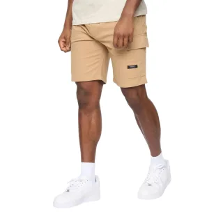 Crosshatch - "Utilate" Cargo-Shorts für Herren (Steinfarben)