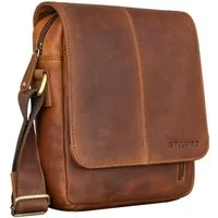 STILORD Schultertasche "Matt" Herrenhandtasche Leder Umhängetasche Männner Vintage