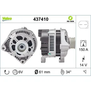 Valeo Lichtmaschine BMW 3er E46 318 320 d