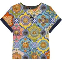 19V69 ITALIA Kurzarmshirt Lulu Baroque - Oversize T-Shirt - Shirt kurzarm Damen