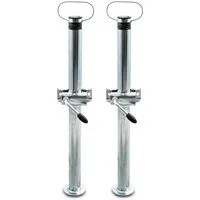 Bituxx Anhänger-Abstellstütze 1 Paar Abstellstützen 700mm / 1000 kg, bis 1000 kg, Ø 5 cm, (Set, 2-tlg., MS-16633)