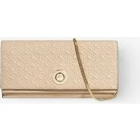 GLAMIRA Handtasche Glamouré Soir Beige Geldbörse (1-tlg., mit abnehmbarem Schulterriemen mit Kette), abnehmbarer Schulterriemen mit Kette