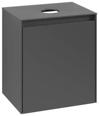 Villeroy & Boch Waschtischunterschrank Collaro 500x548x380mm 1trg. A:re Waschbecken mittig Graphit C14900VR