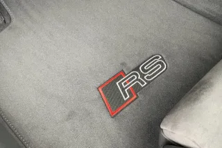 FELSGRAU Original Audi RS Velour Fußmatten für VORN HINTEN für Audi A6 C8 A7 4K
