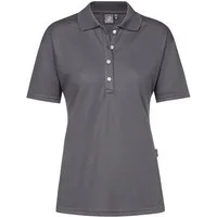 GREIFF Poloshirt Greiff SHIRTS Damen Poloshirt Kurzarm Polokragen Regular Anthrazit