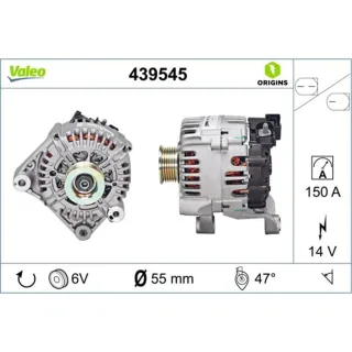 Valeo Lichtmaschine 150A BMW 1er 3er 5er 7er 2,0